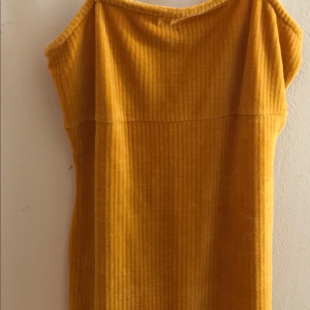 Mini Velvet dress.